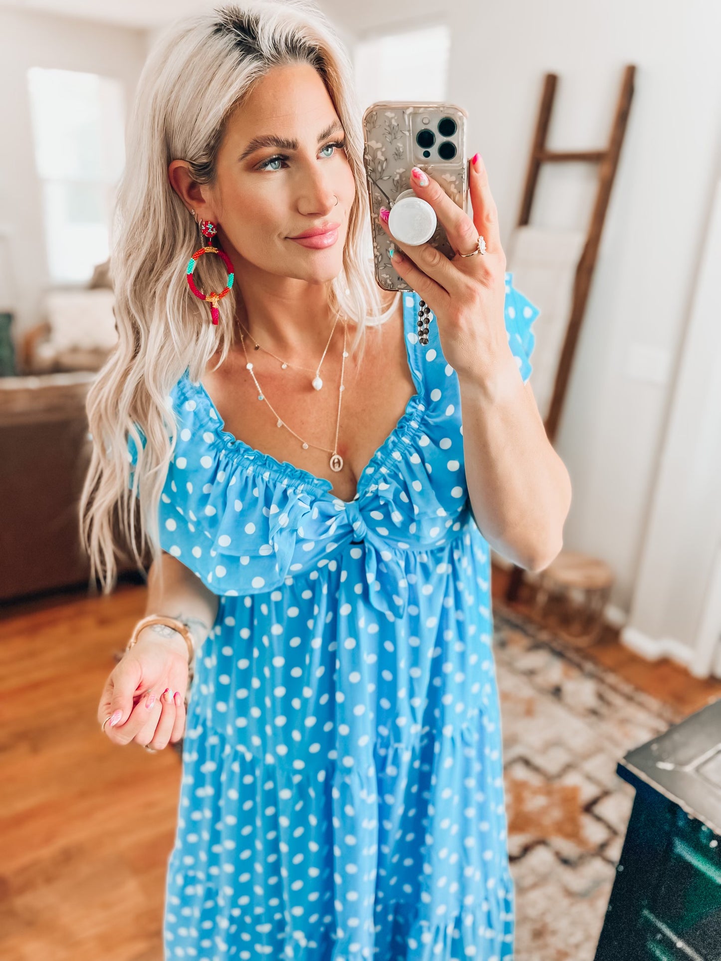 Kalie Polka Dot Dress