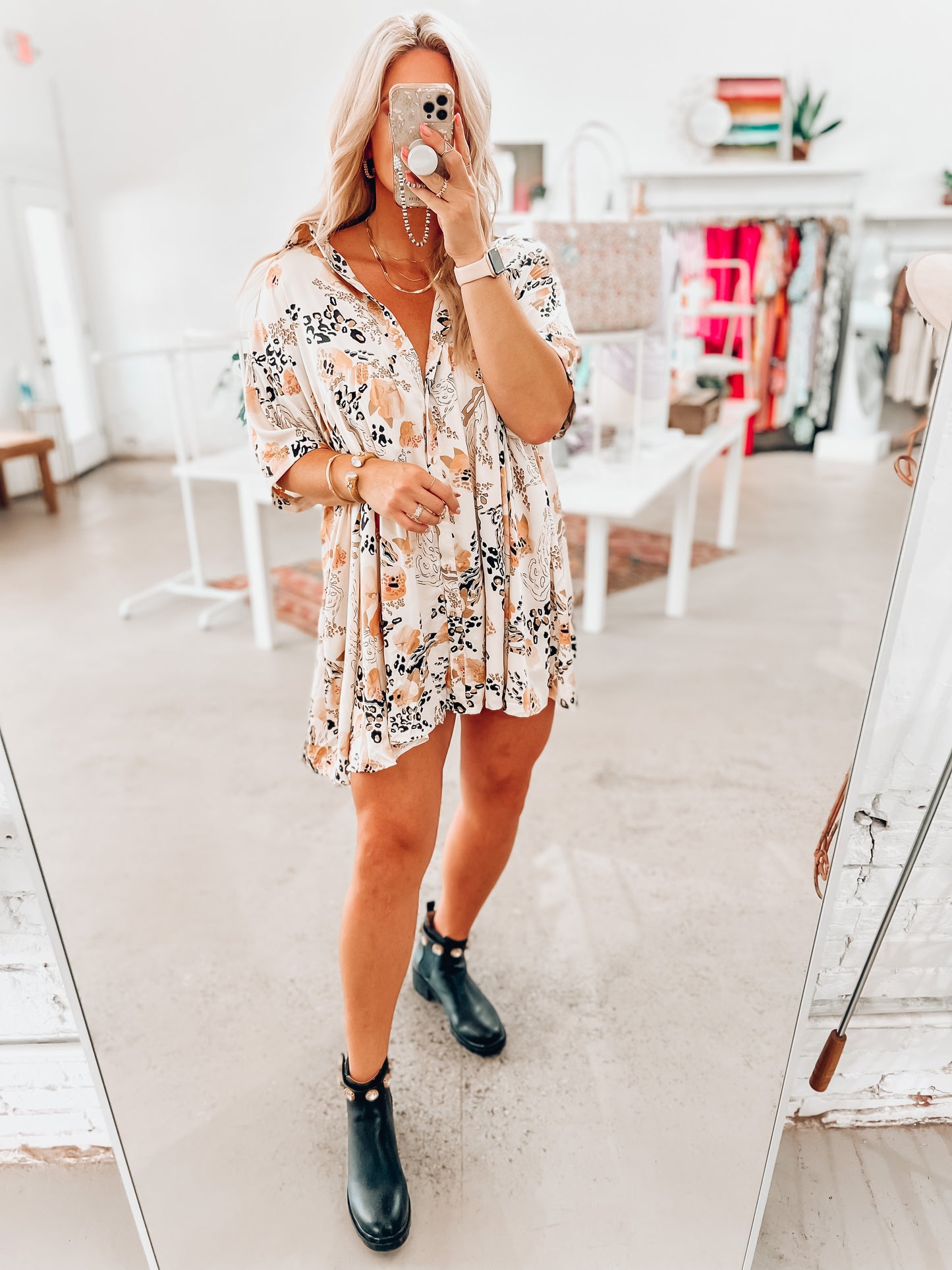 Zoey Button Dress
