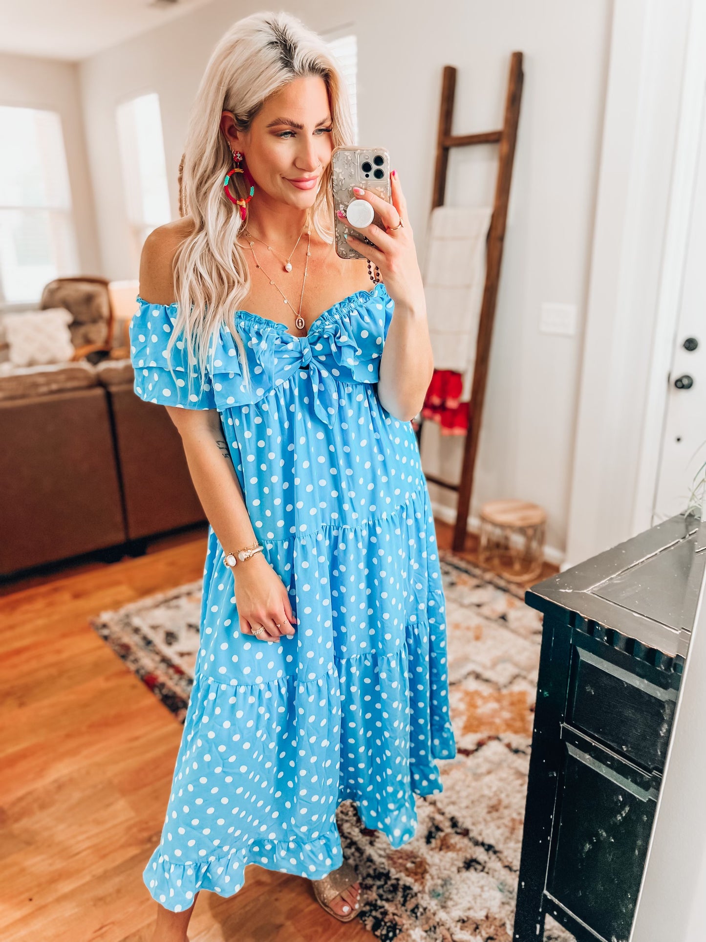 Kalie Polka Dot Dress