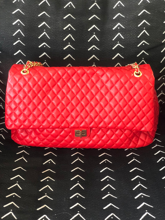 The Annette Handbag- Red