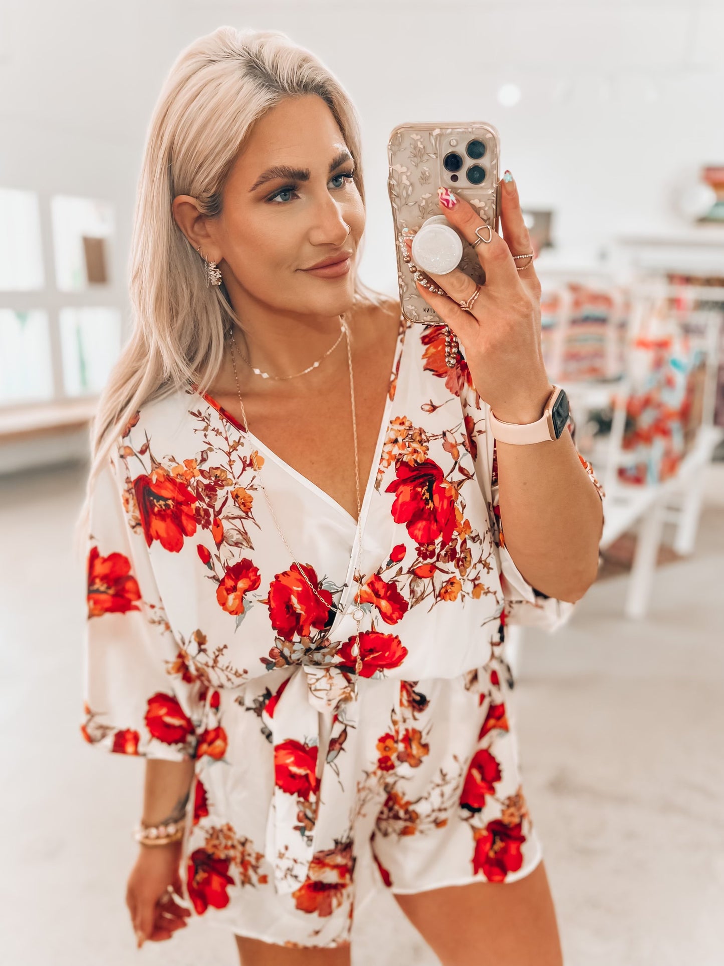 Victoria Floral Romper