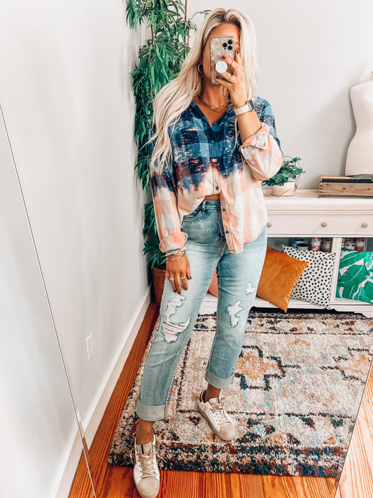 Blue Moon Fall Flannel