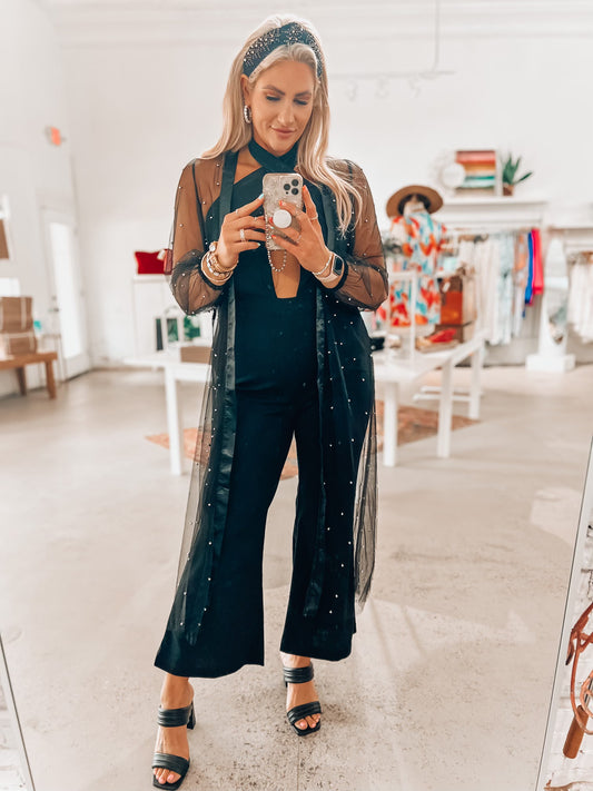 Sarah Sheer Tulle Duster