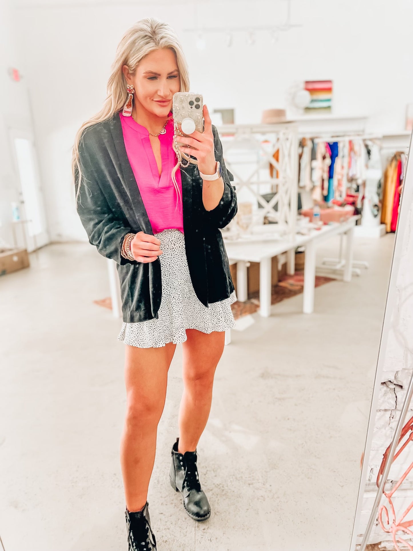Working Girl Blazer- Black