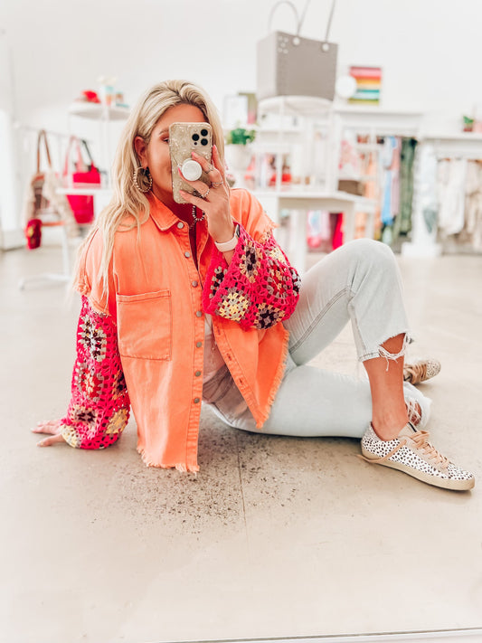 Emma Crochet Jacket