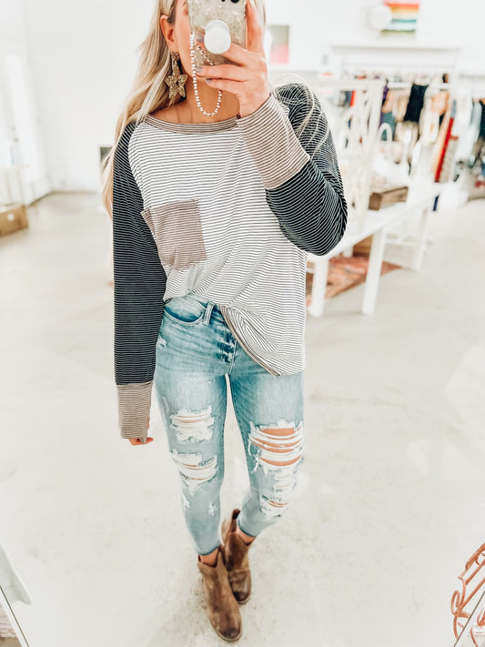 Lexi Striped Top