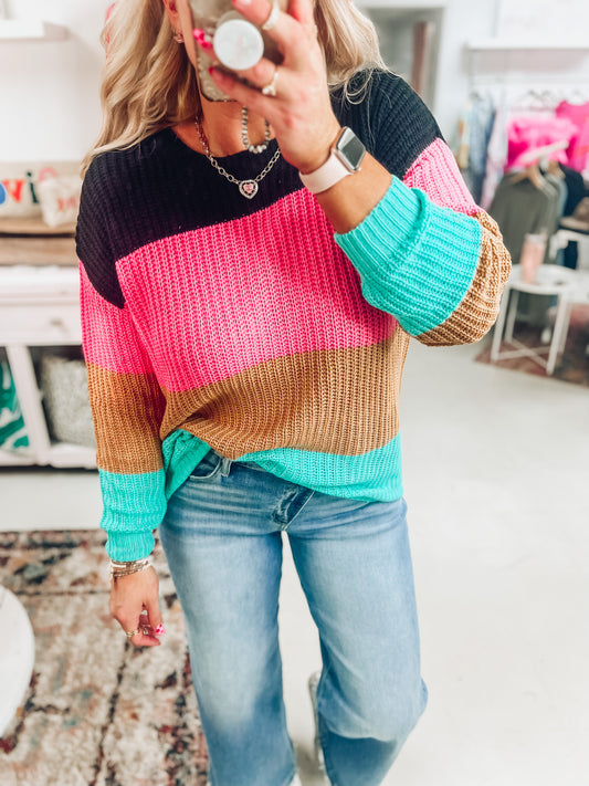 Slater Striped Sweater