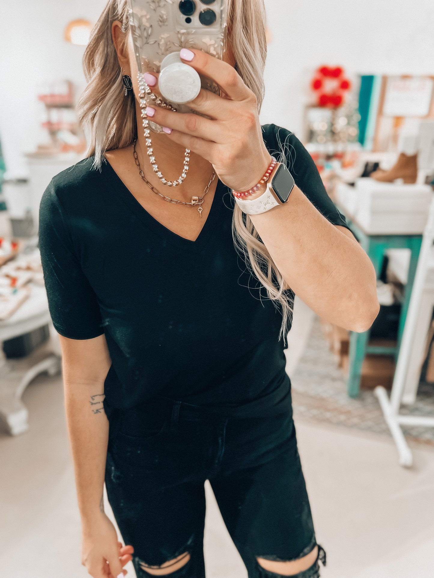Tina Basic Tee - Multiple Colors!!