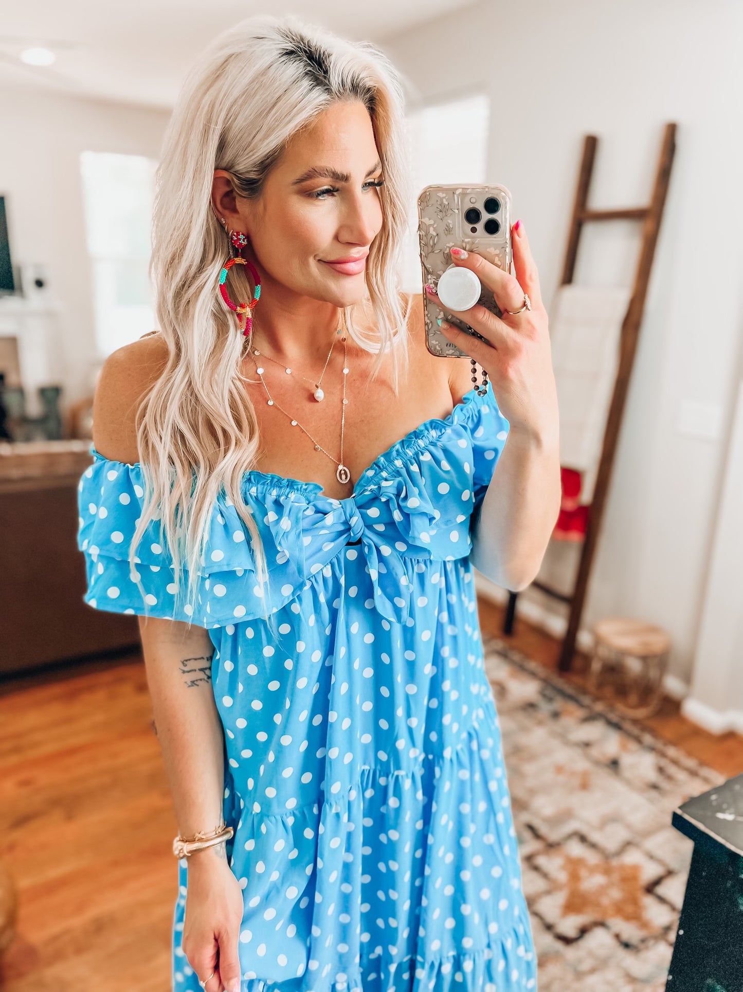 Kalie Polka Dot Dress