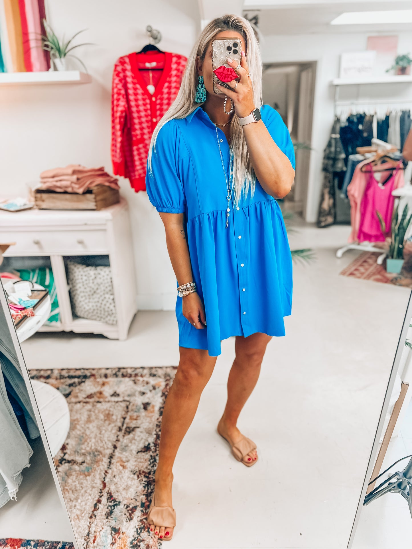 Aerial Blue Dress