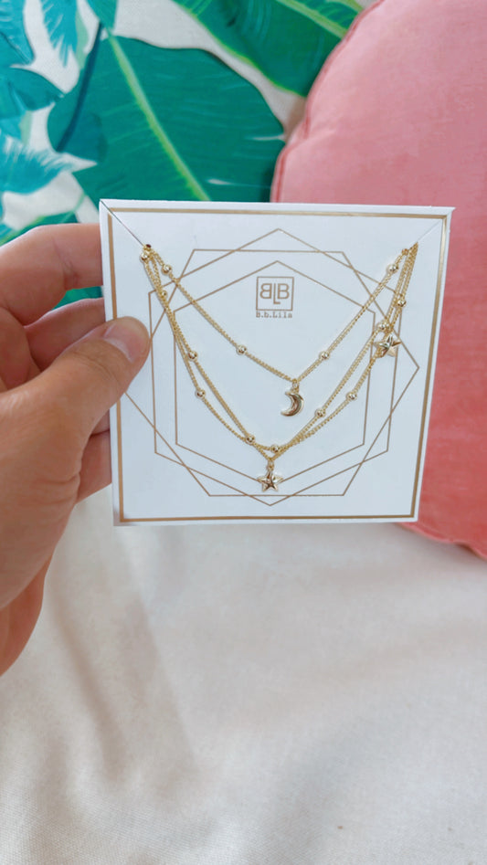 Star & Moon Choker