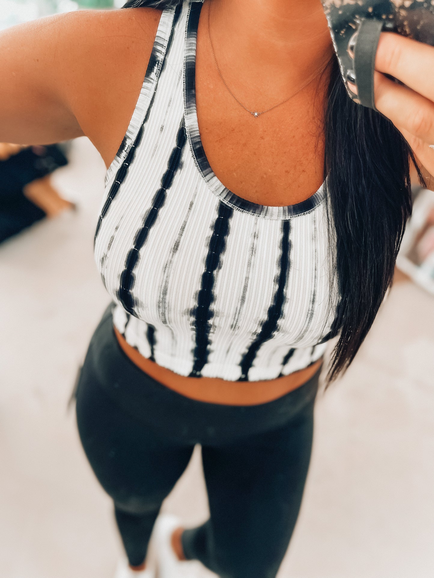Tensely Ribbed Crop Top