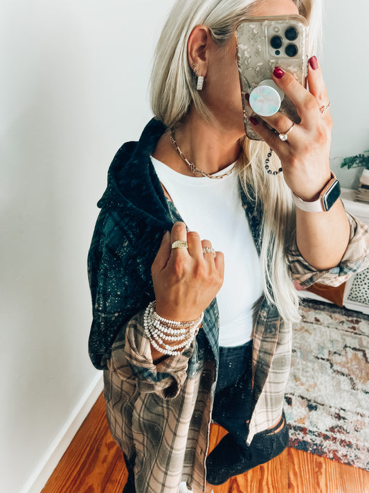 Harlow Hooded Flannel