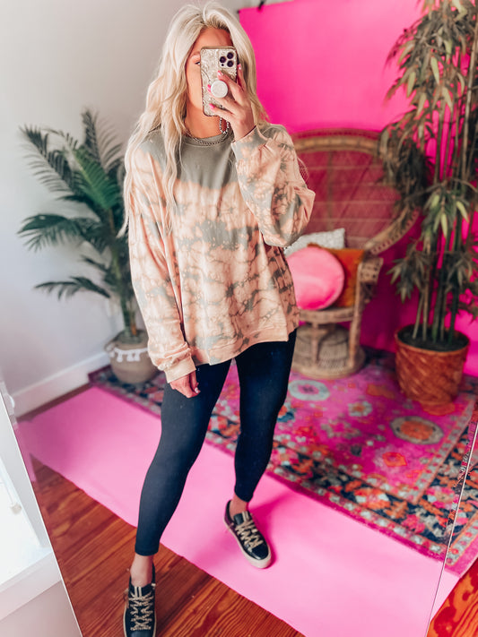 Crazy for you Tie Dye Pullover