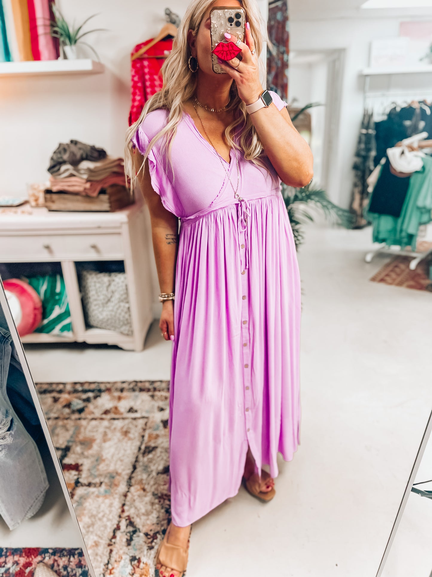 Jolee Button Dress