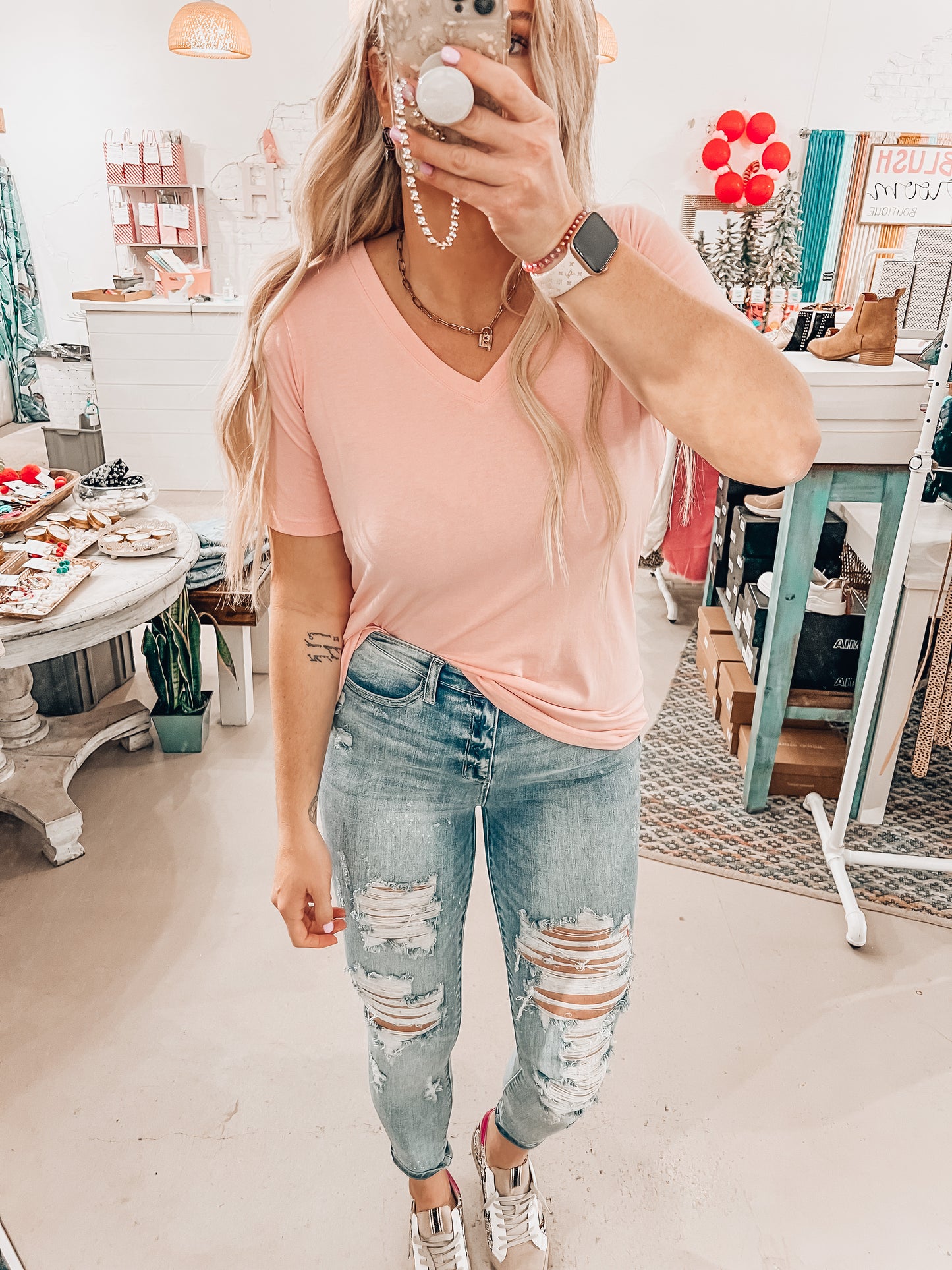 Tina Basic Tee - Multiple Colors!!