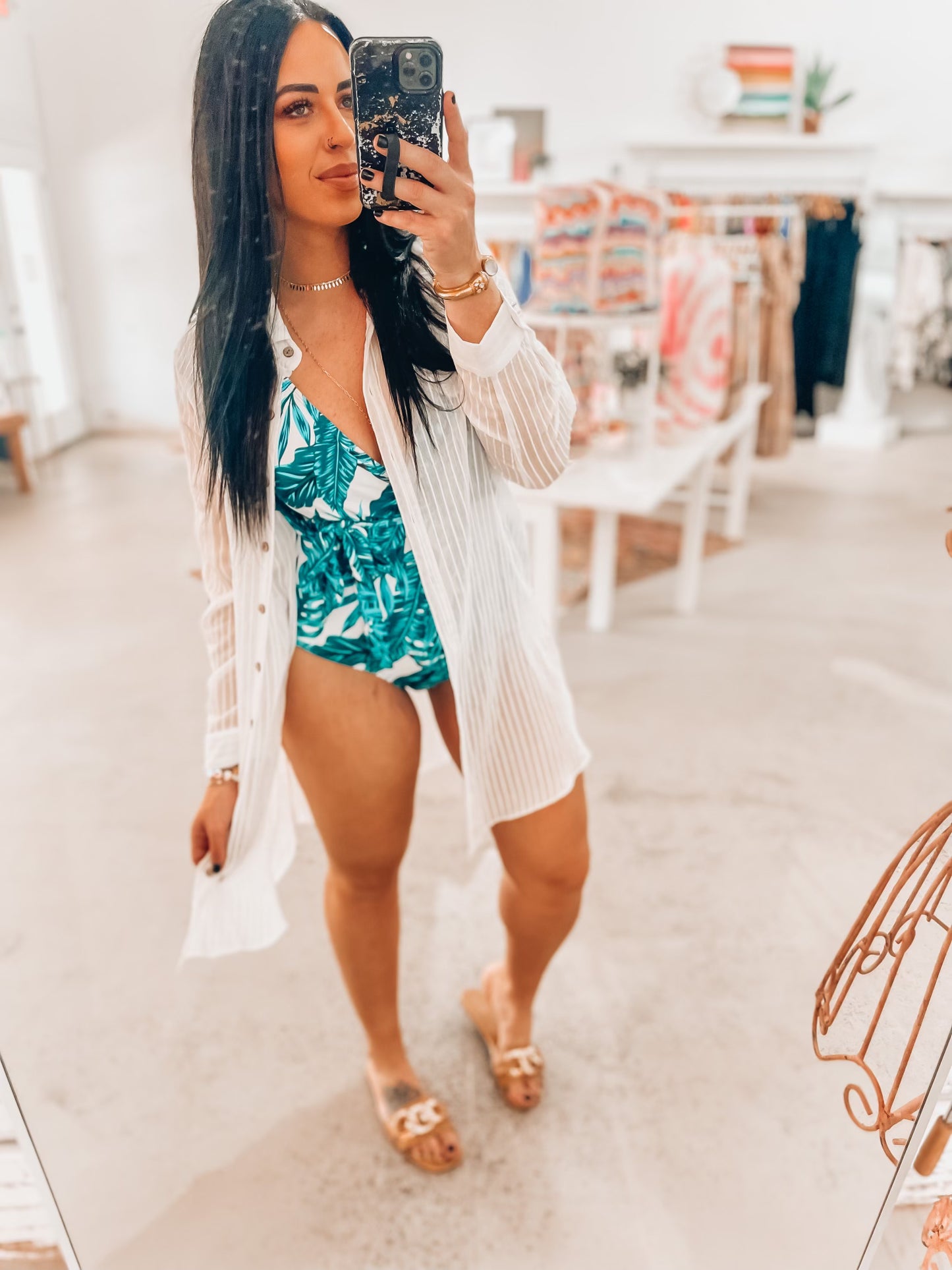 Palm Leaf Swimsuit