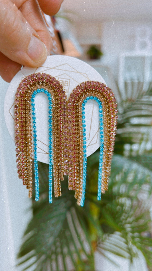 Chasing Waterfalls Earrings Multi