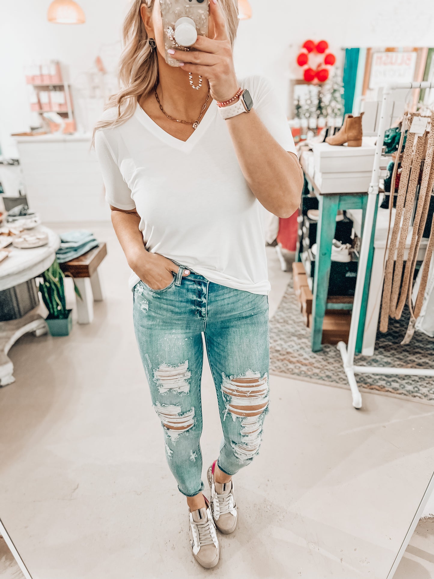 Tina Basic Tee - Multiple Colors!!