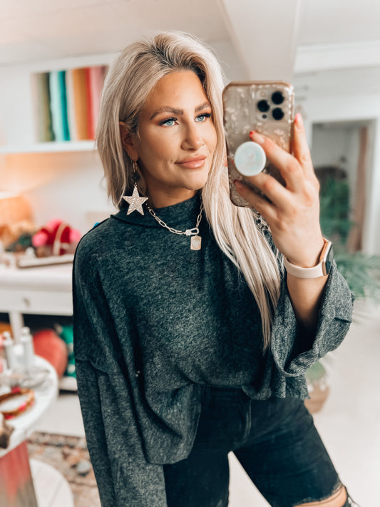 Lilly Mock Neck Sweater