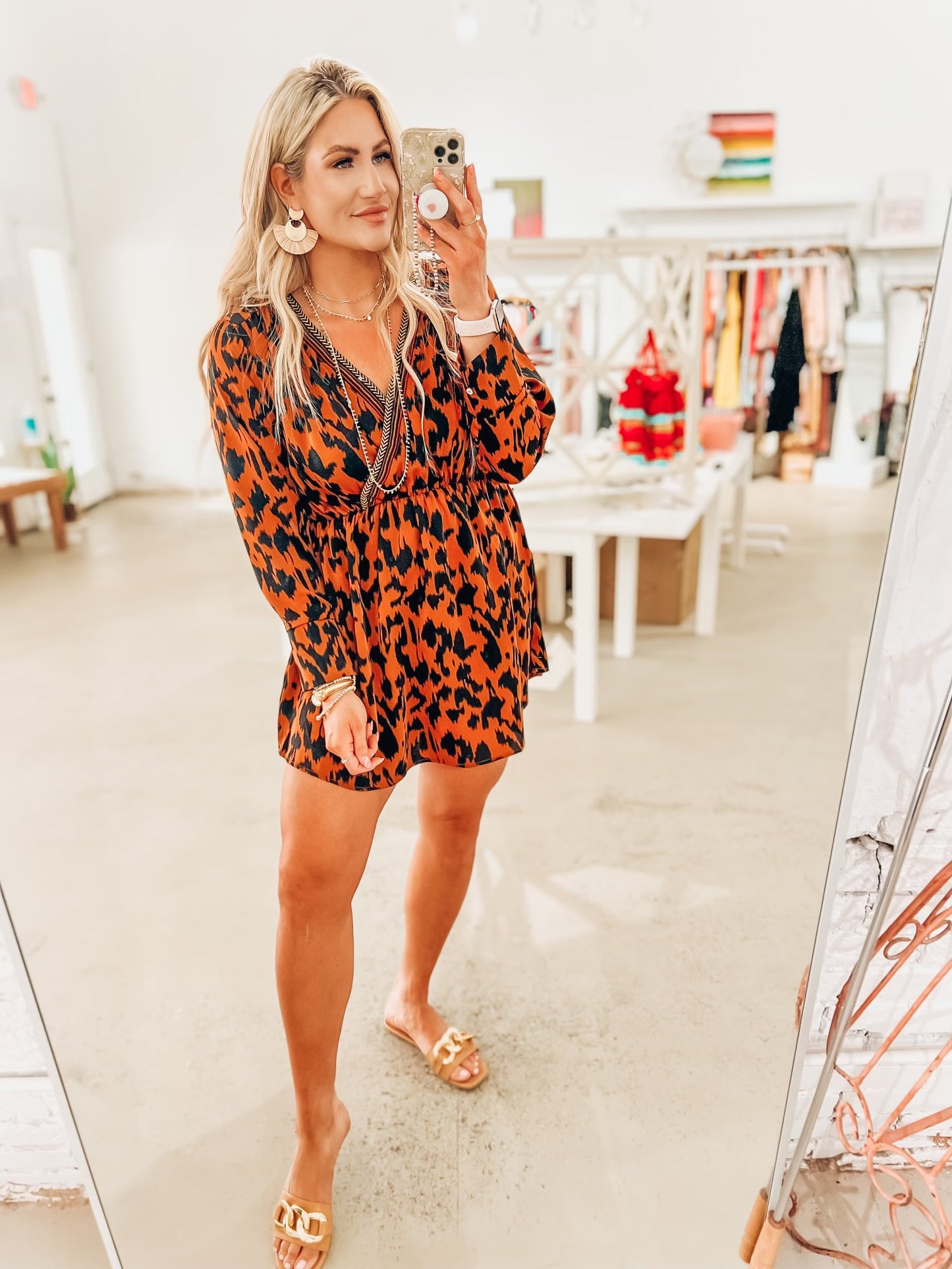 Winnie Leo Faux Wrap Dress