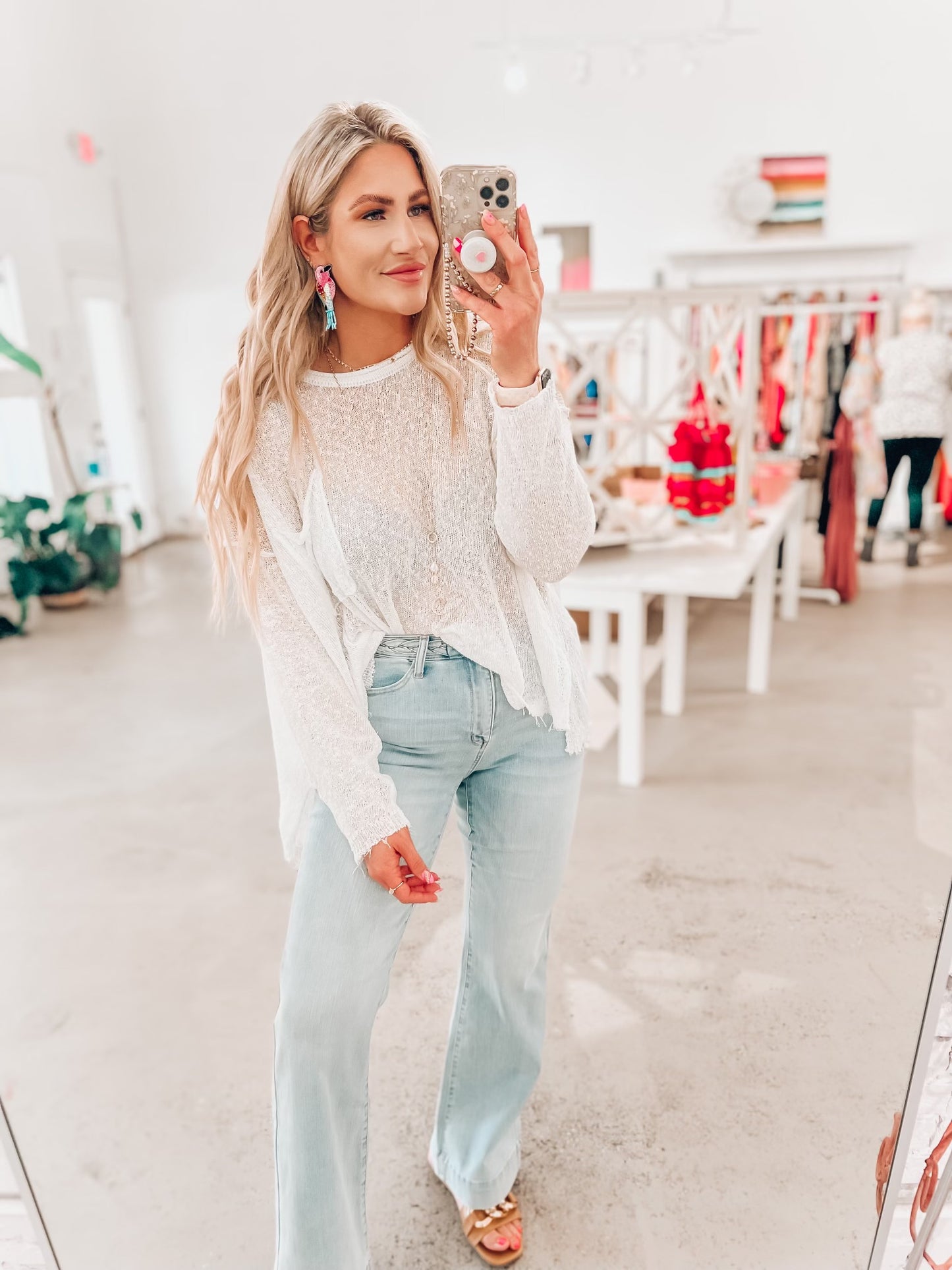 Rose Knit Top