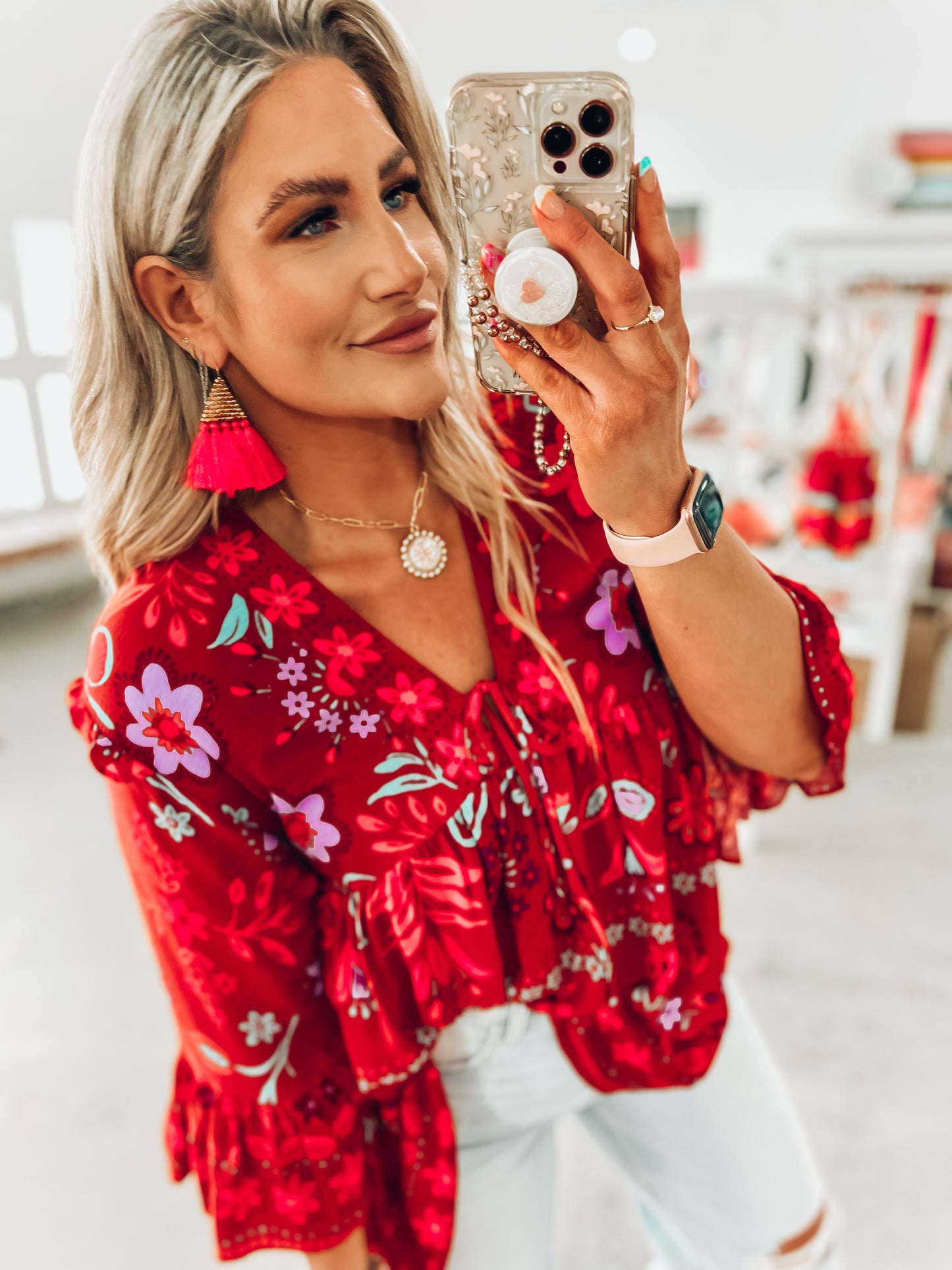 Liv Floral Top