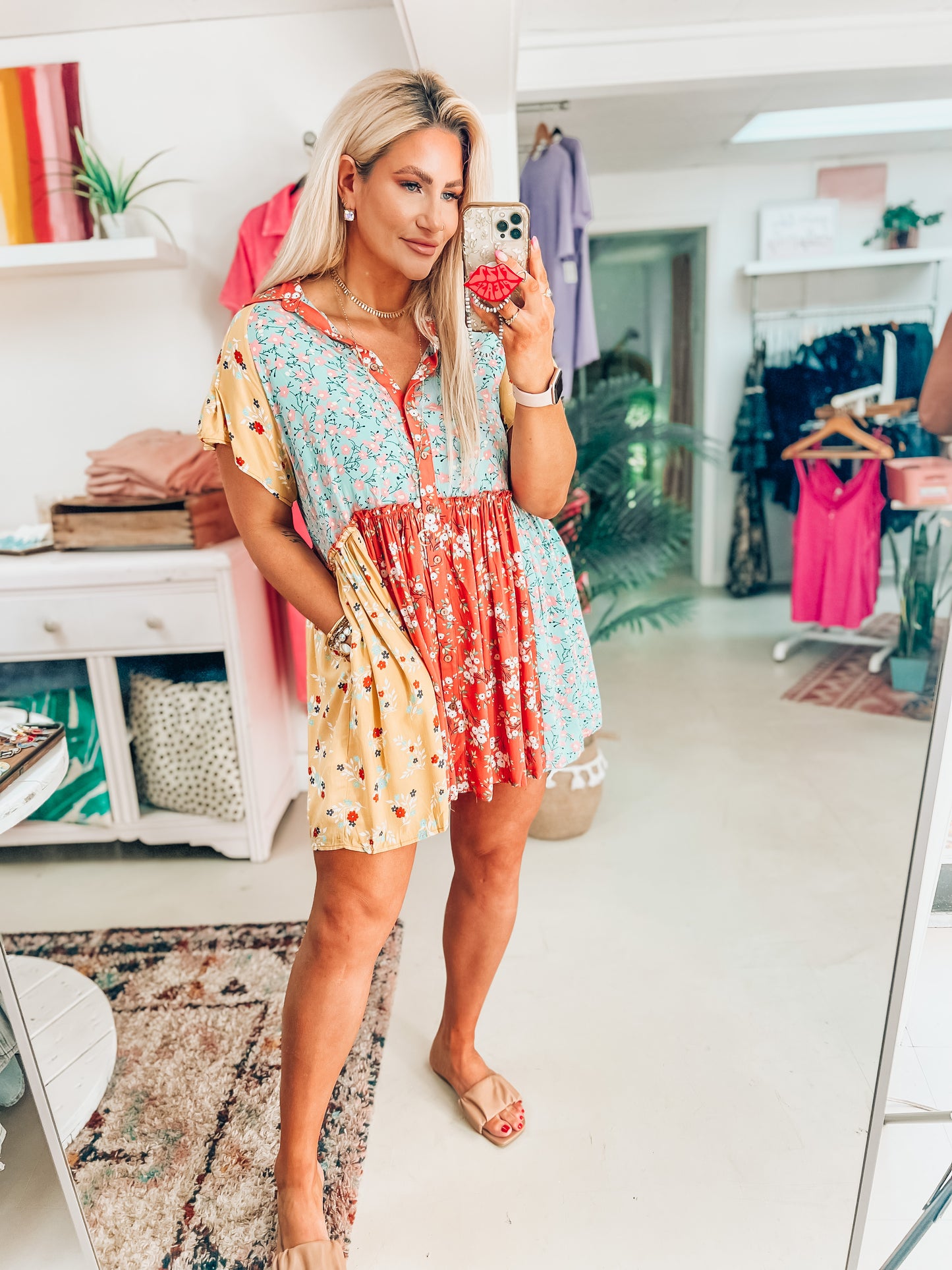 Callie Button Down Dress