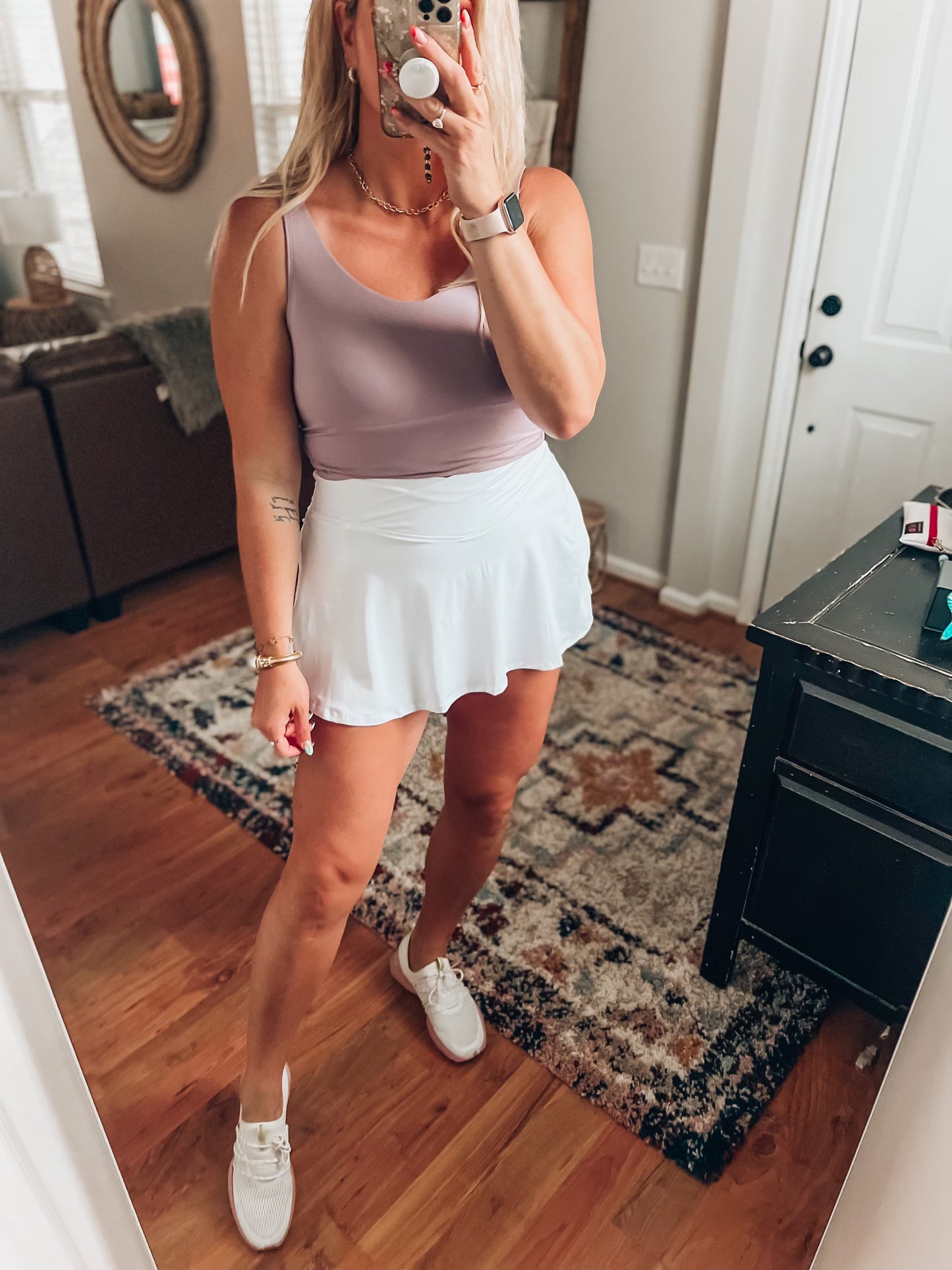 Serena Everyday Skirt- White