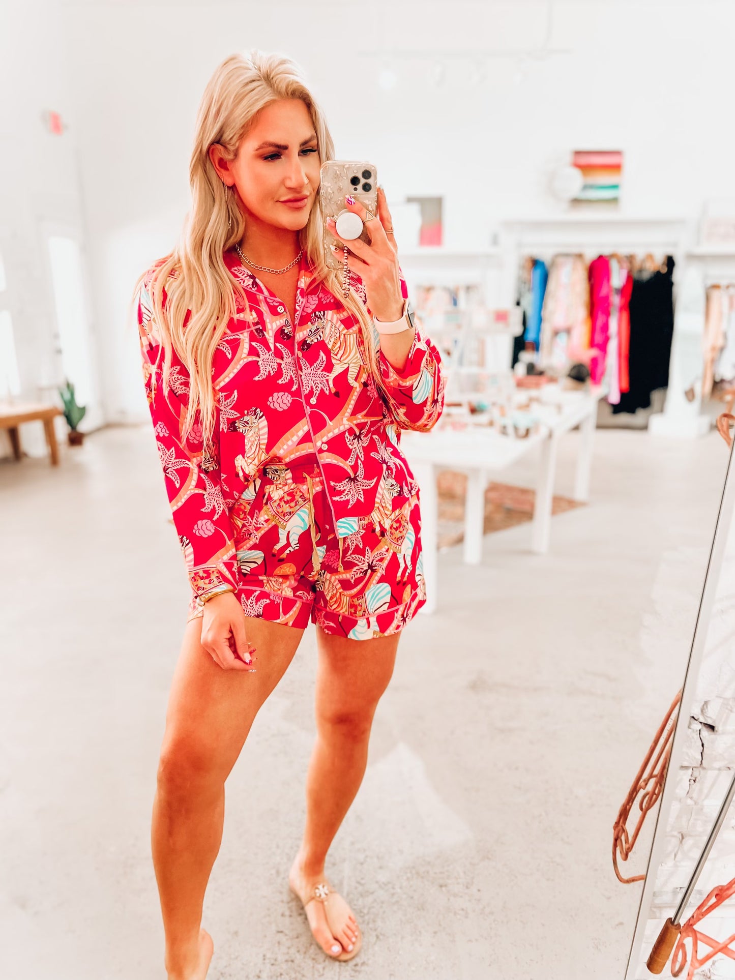Zebra Carnival PJ Set
