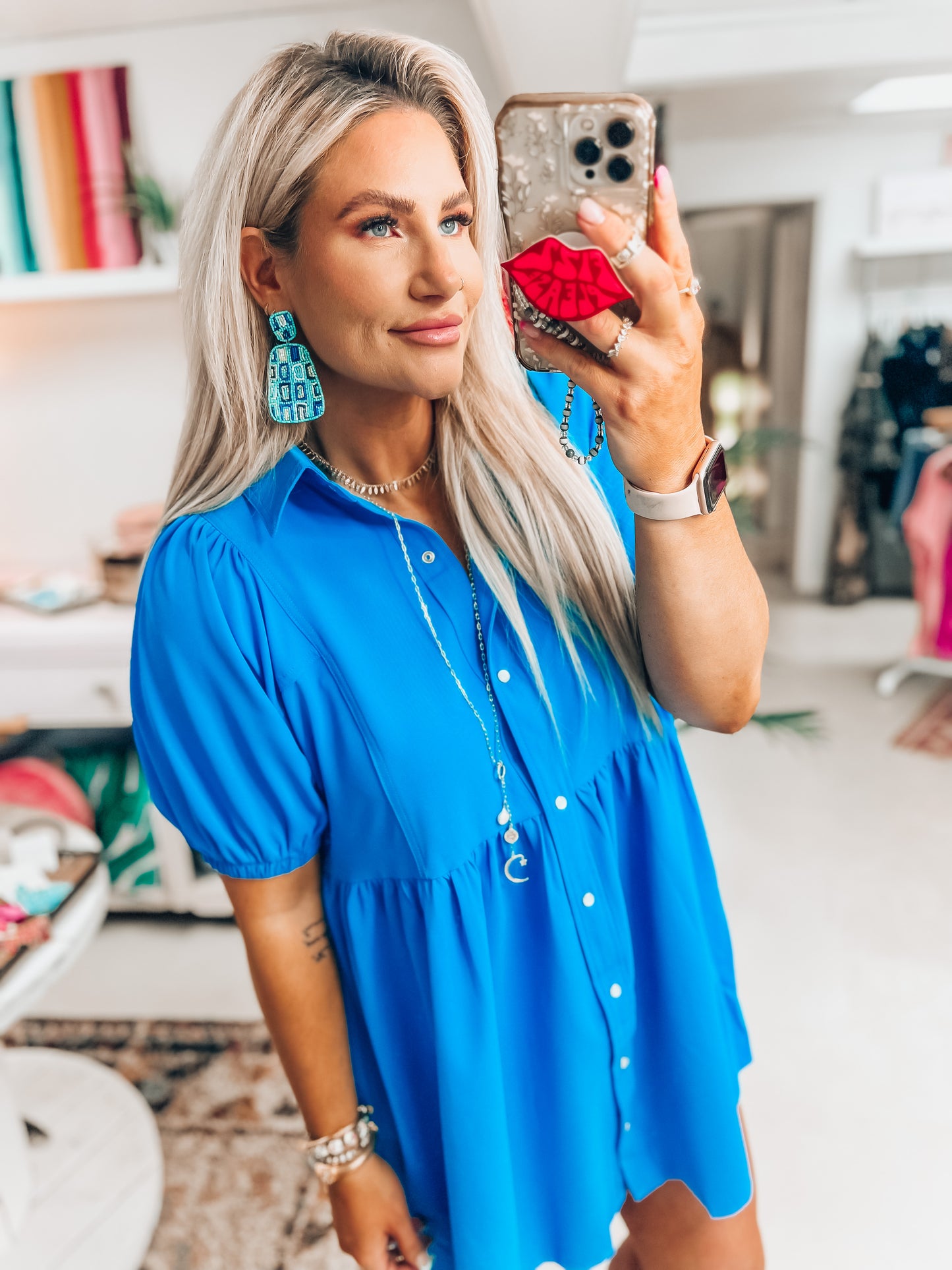 Aerial Blue Dress