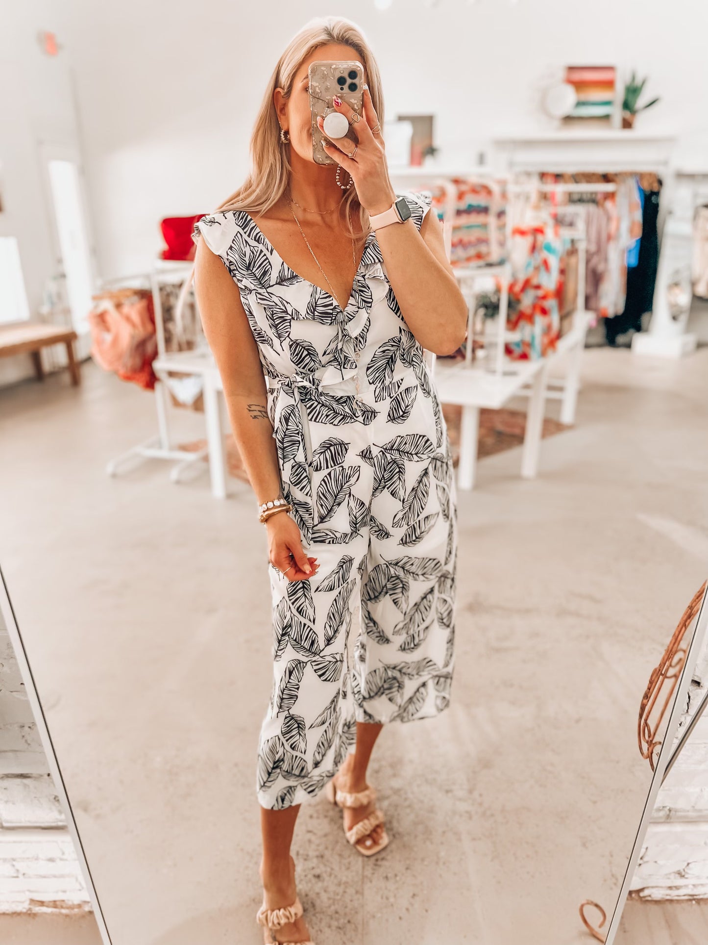 Tropics Palm Jumpsuit