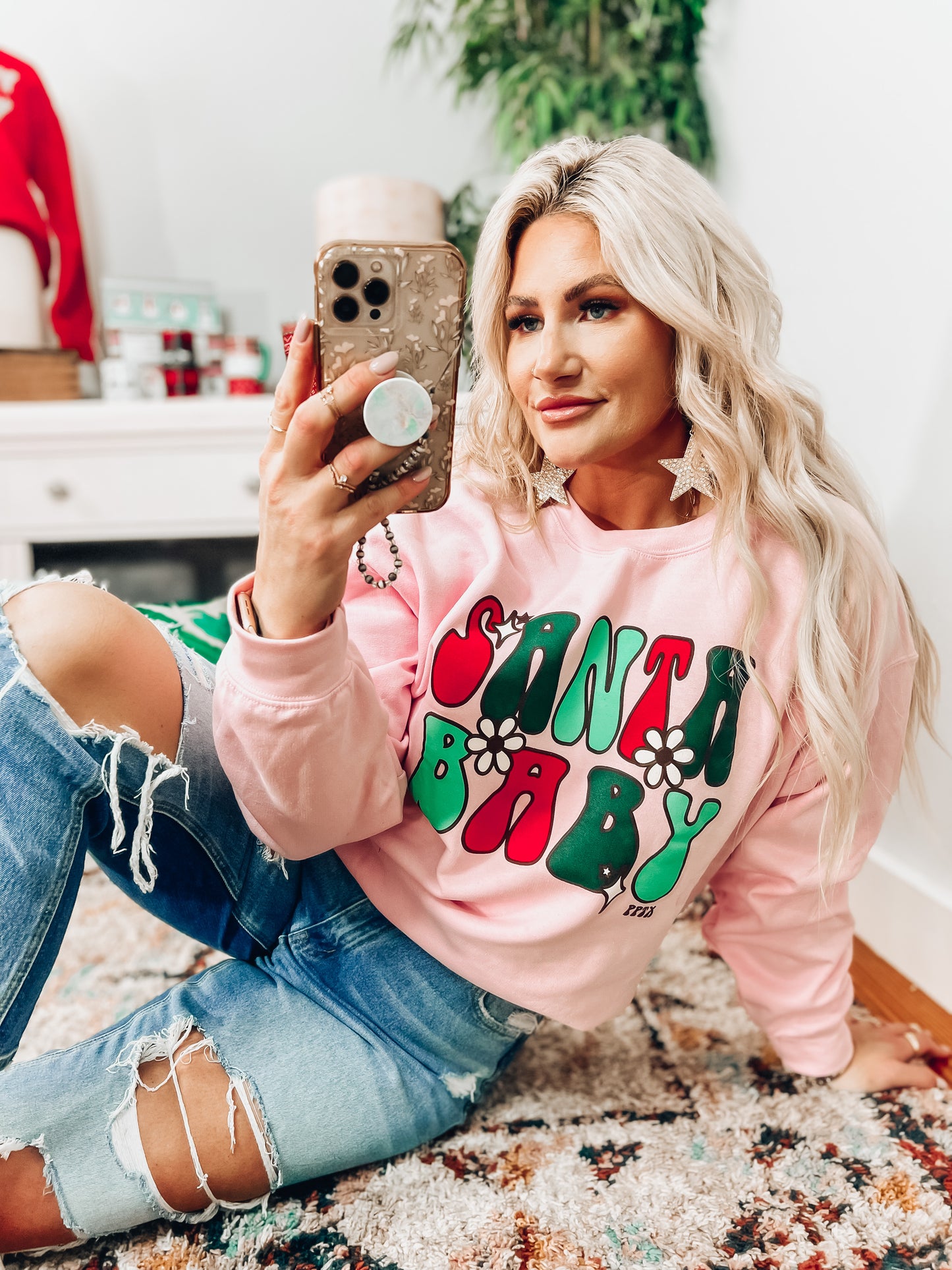 Santa Baby Crew Pullover