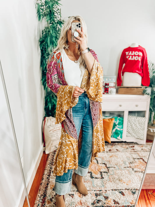 Emmie Mixed Floral Kimono