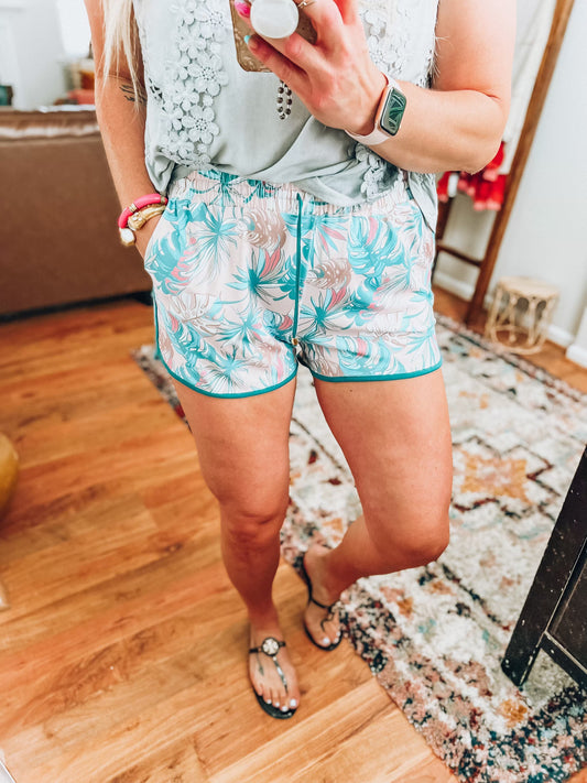 Hot Tropics Palm Shorts
