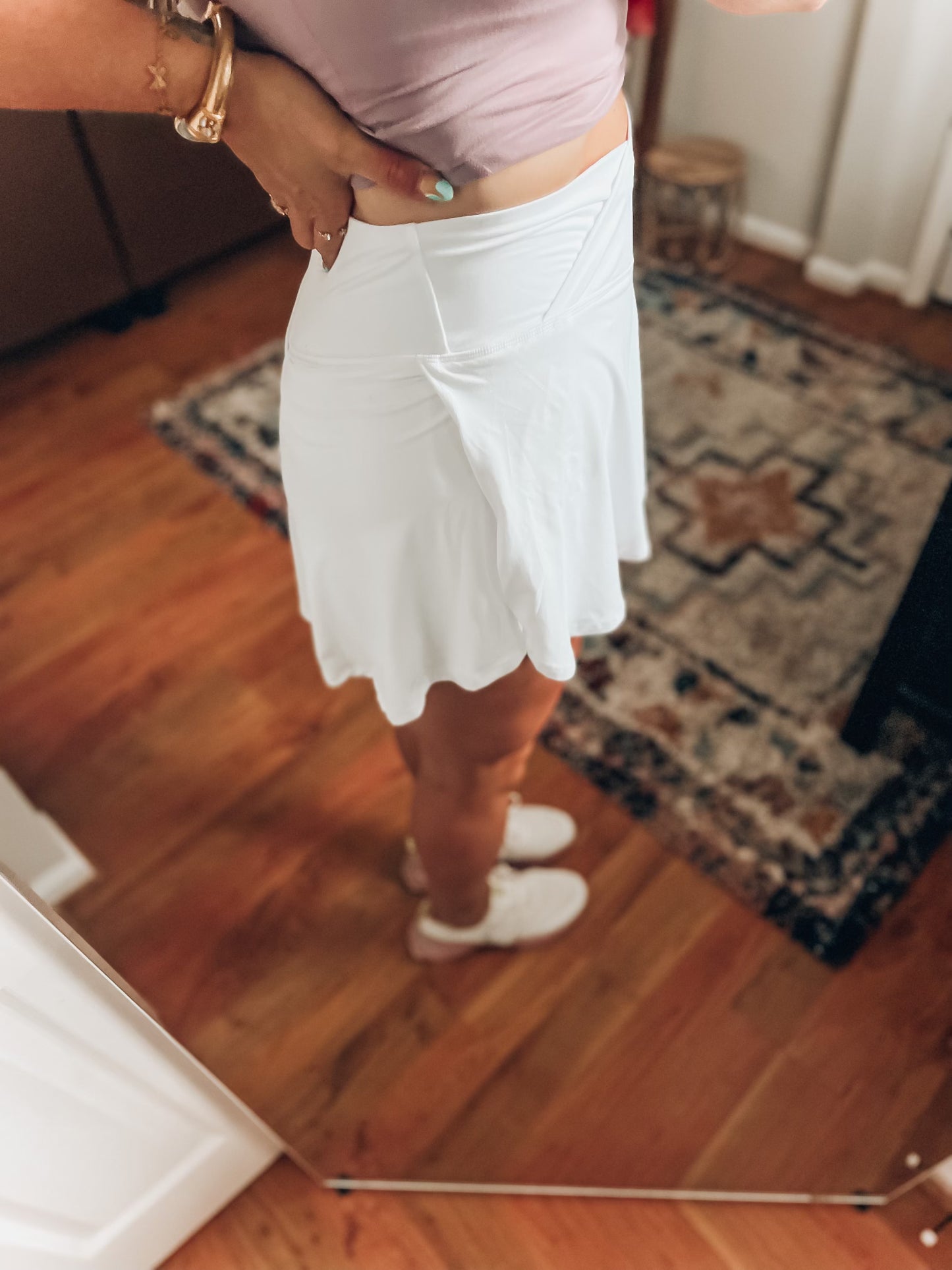 Serena Everyday Skirt- White