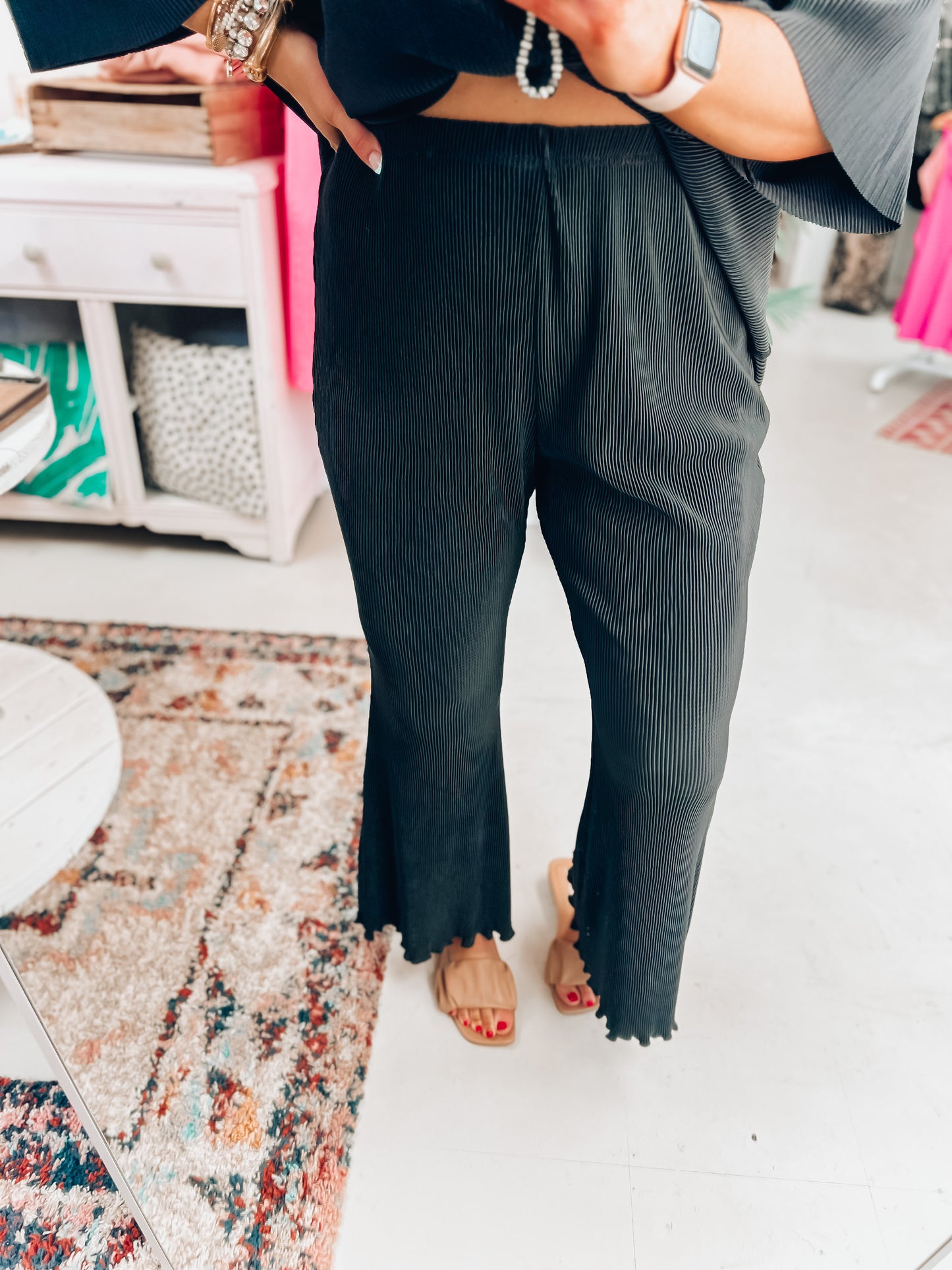 Sophia Crinkle Pants