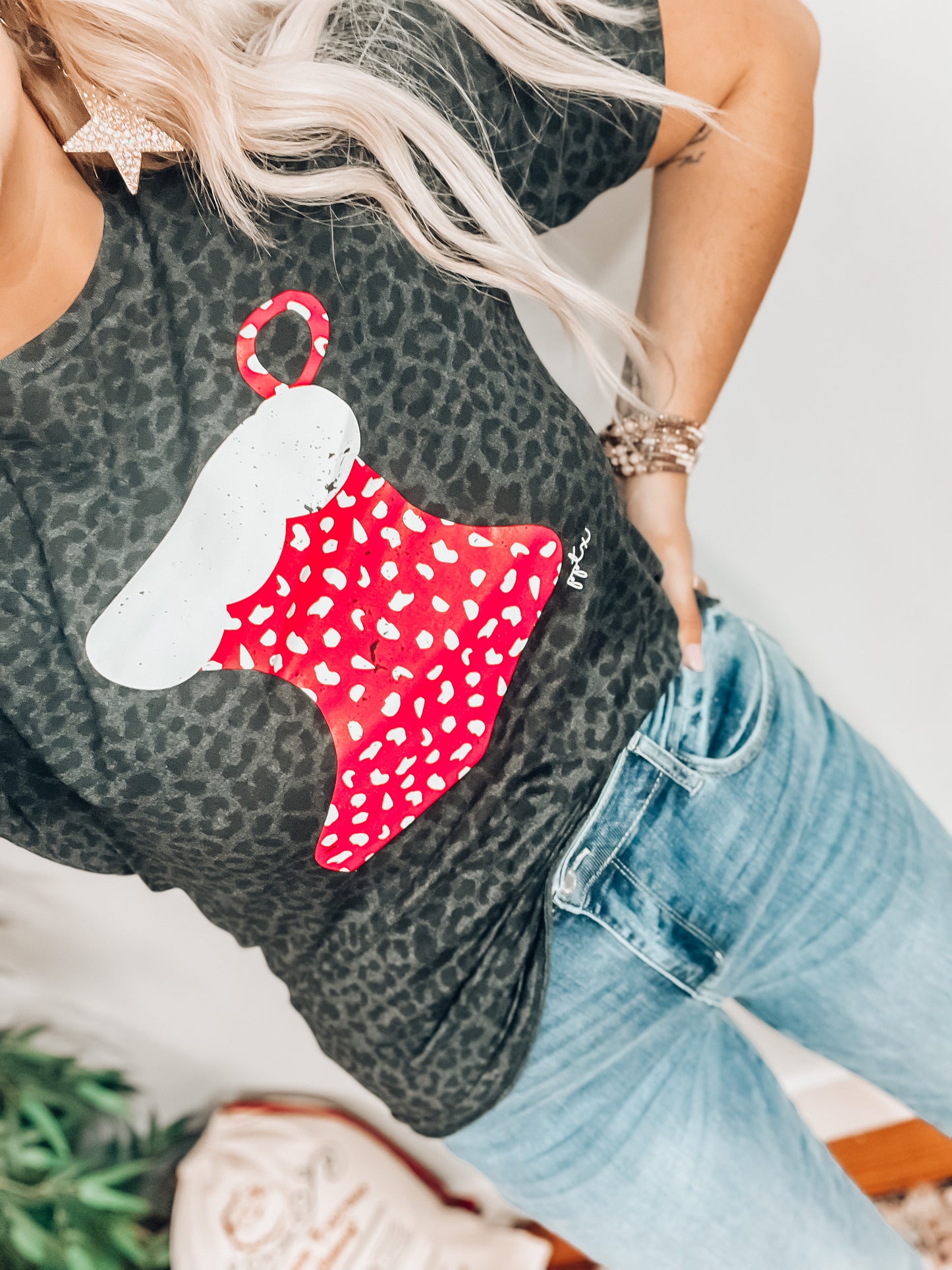 Spotted Stocking Tee