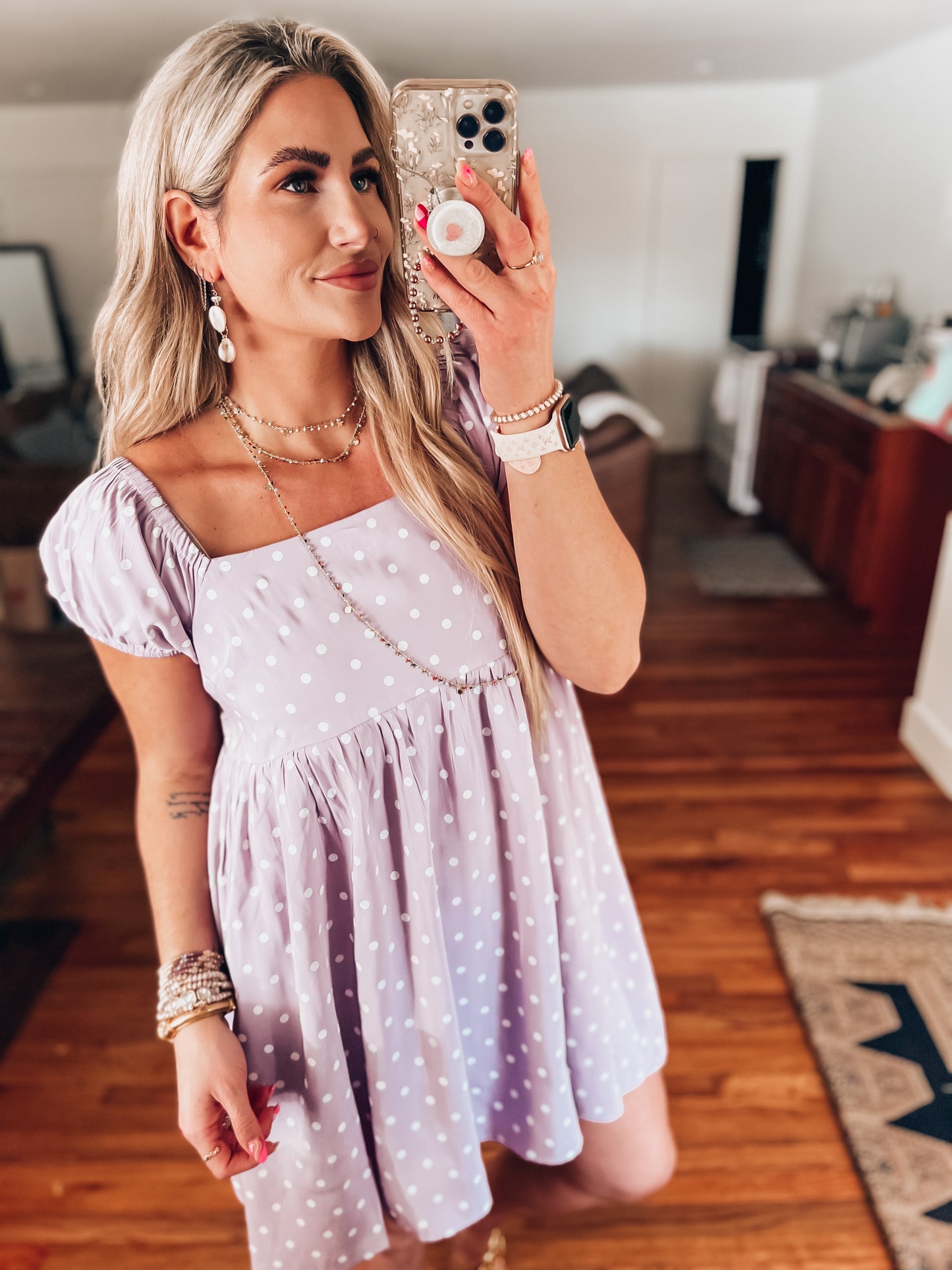 Greenlie Polka Dot Dress