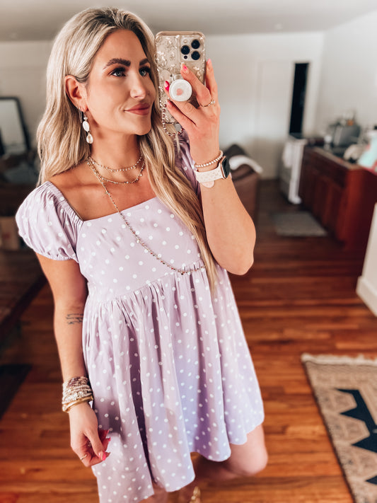 Greenlie Polka Dot Dress