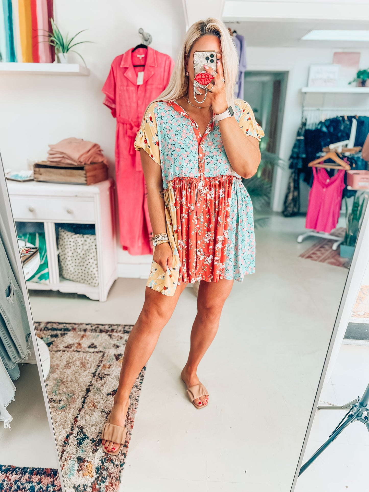 Callie Button Down Dress
