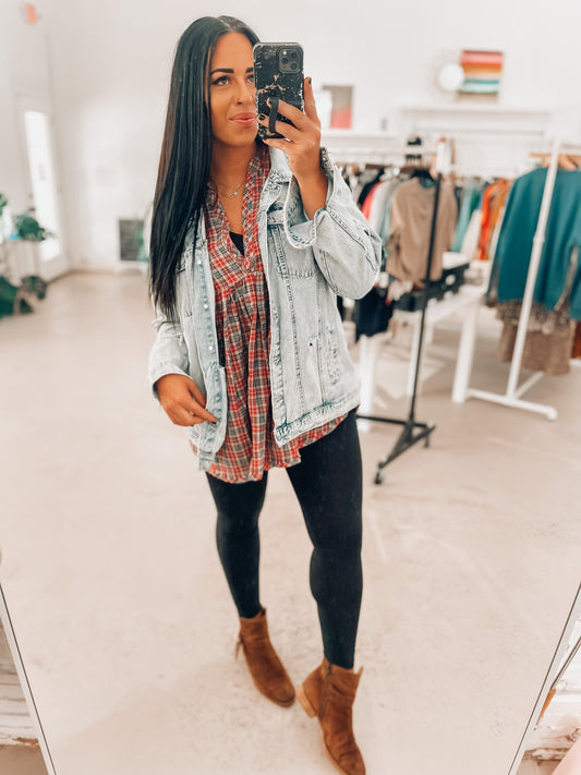 Charlie Plaid Tunic