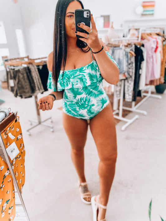 Marine Palm One Piece