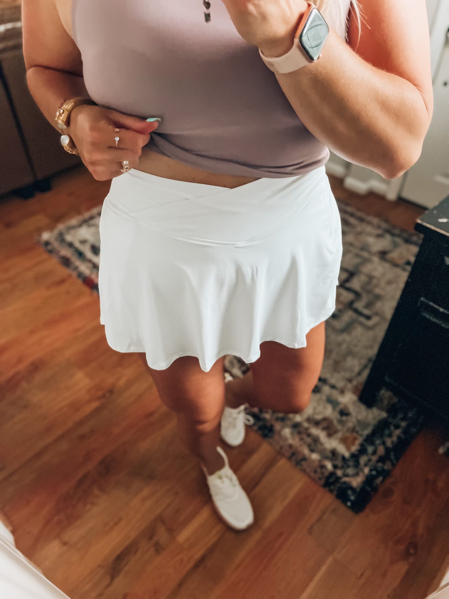 Serena Everyday Skirt- White
