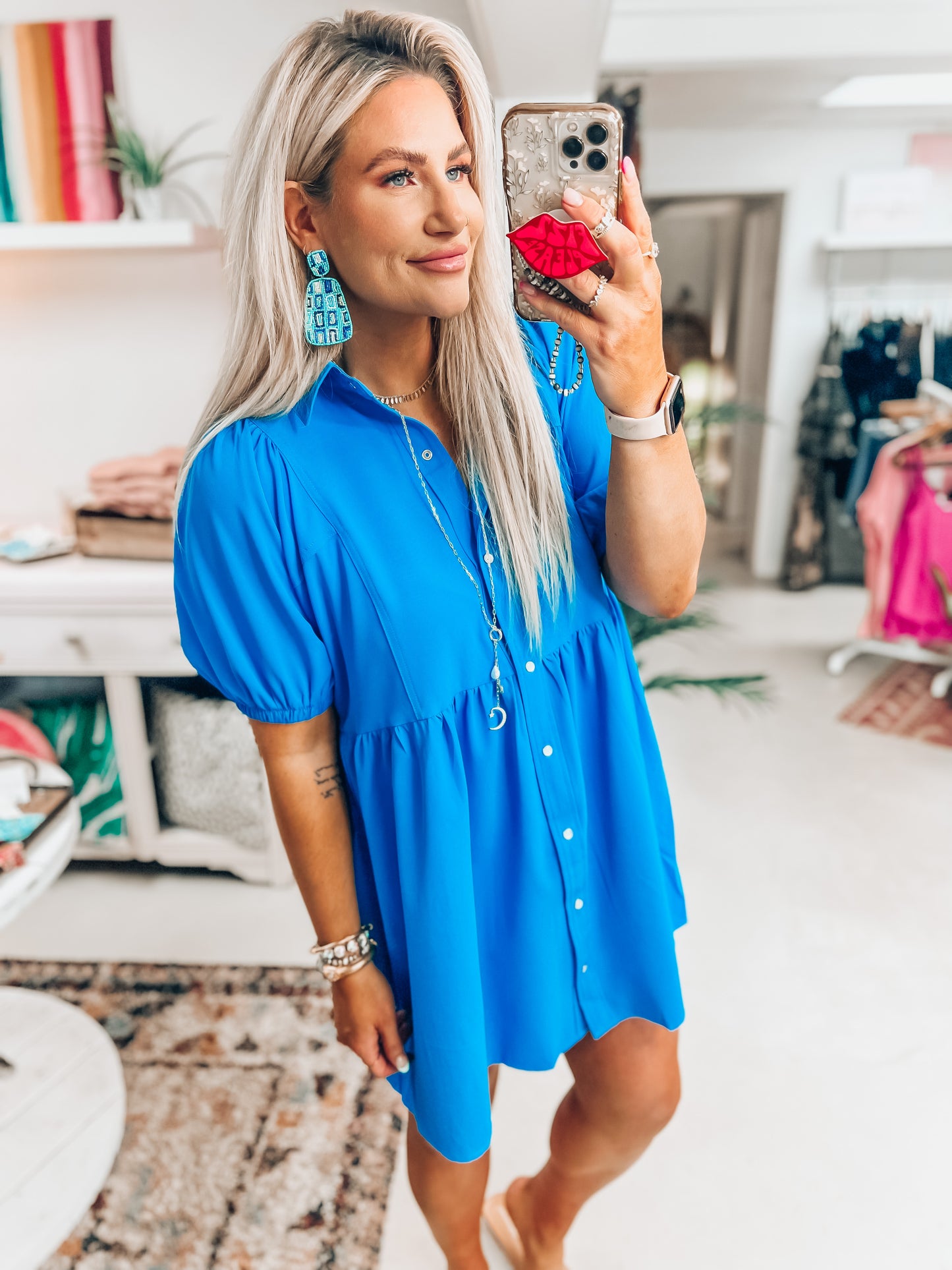 Aerial Blue Dress