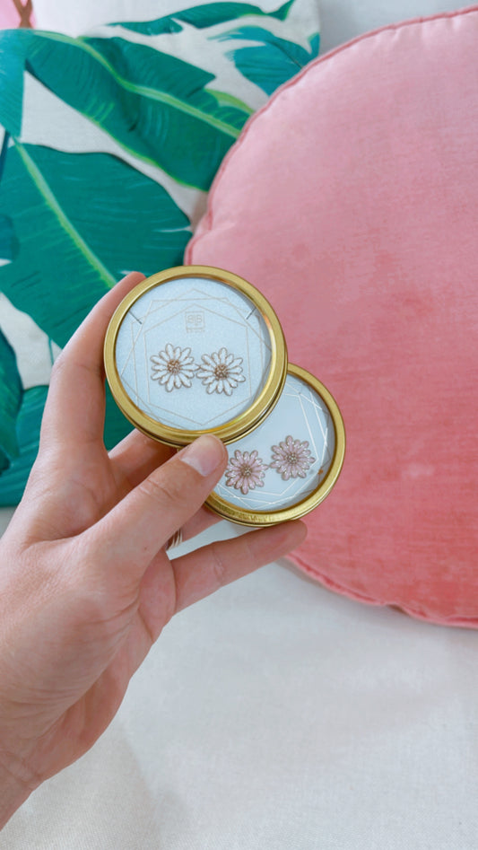 Wildflower Studs- White