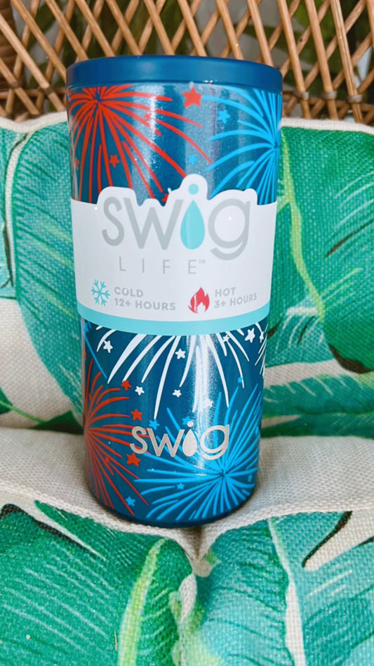 Fireworks Skinny Can Cooler