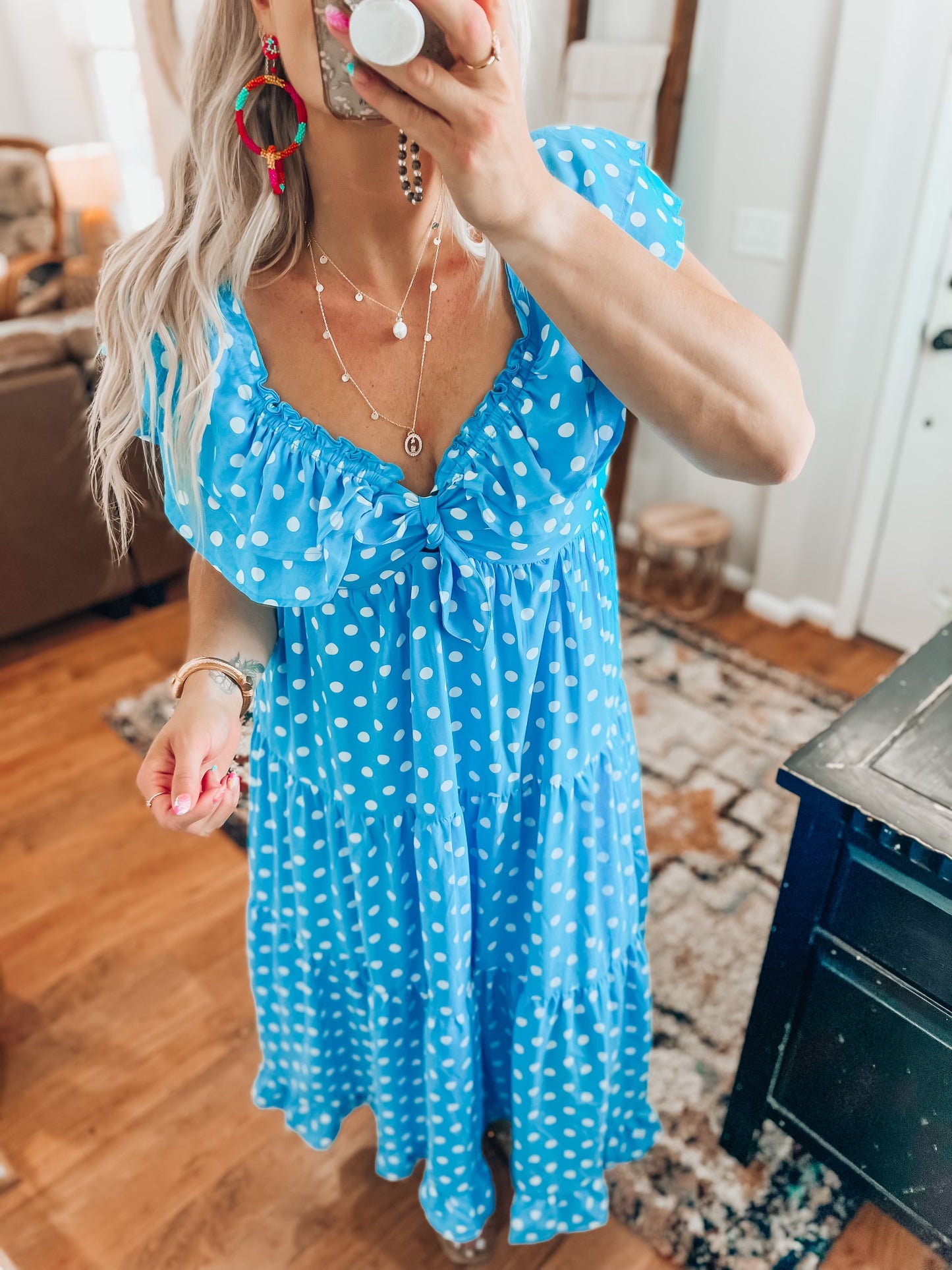 Kalie Polka Dot Dress
