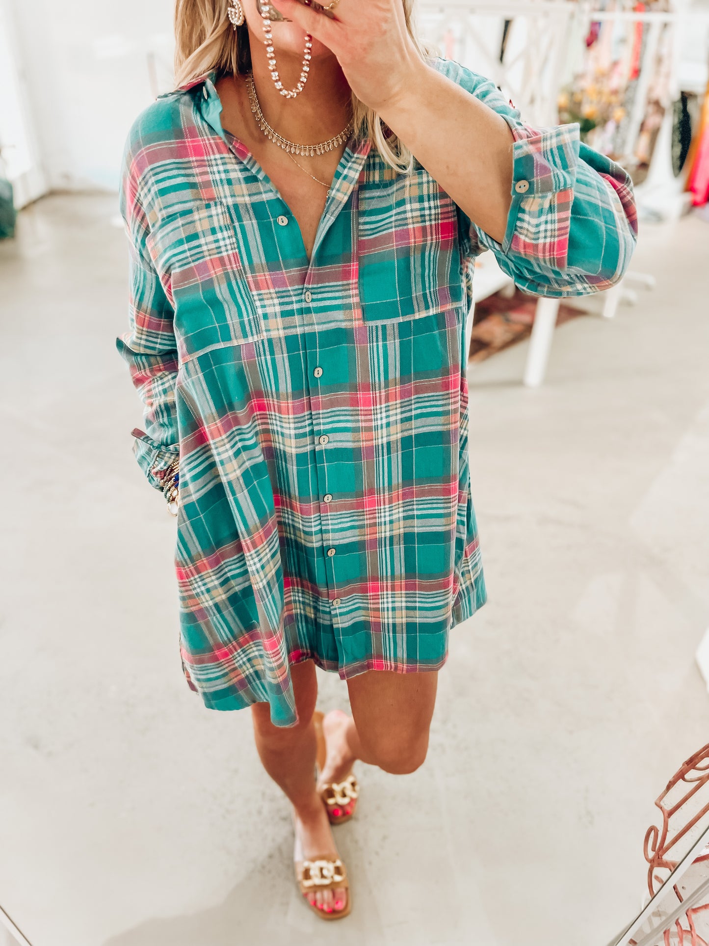 Penny Plaid Dress
