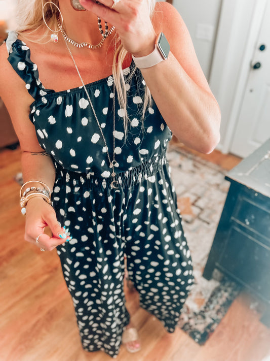 Polly Spotted Jumpsuit
